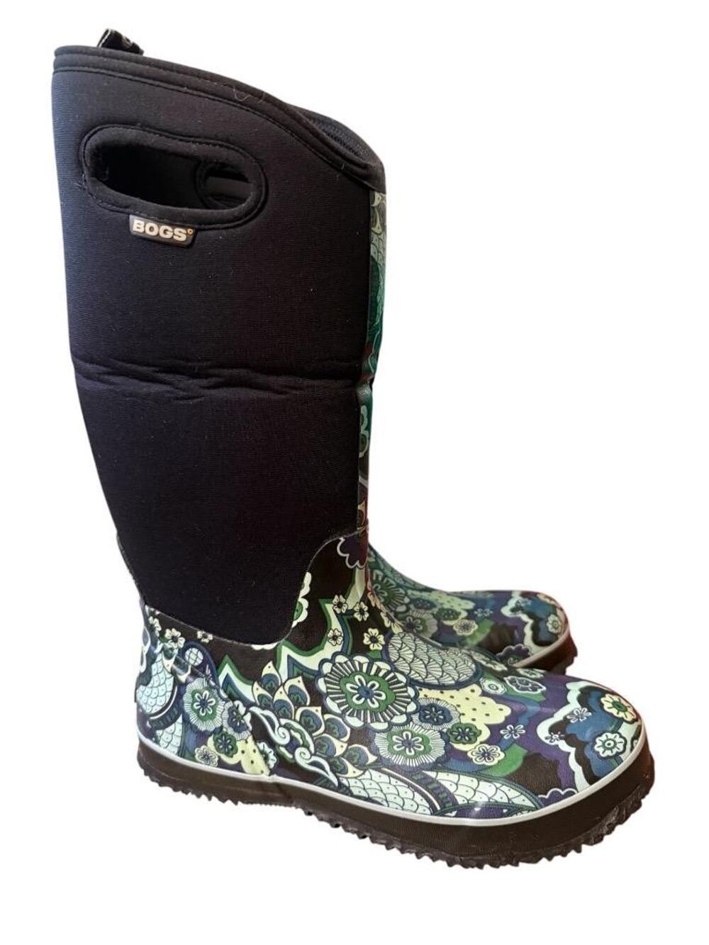 Bogs Classic Hi Paisley Waterproof Boot Women size 11